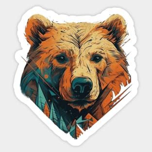 Boho bear Sticker